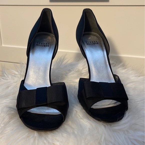Stuart Weitzman Satin Heels - Picture 2 of 6